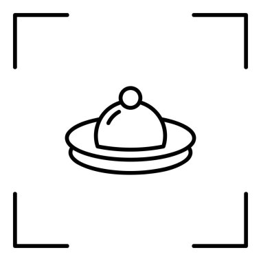 Vektör çizimi. Bir dizi kontur simgesi. Tatlıların ve tatlı yemeklerin çizgi simgeleri. Şekerleme simgesi seti, düzenlenebilir vuruş.