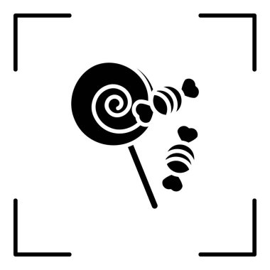 Vektör çizimi. Bir dizi kontur simgesi. Tatlıların ve tatlı yemeklerin çizgi simgeleri. Şekerleme simgesi seti, düzenlenebilir vuruş.