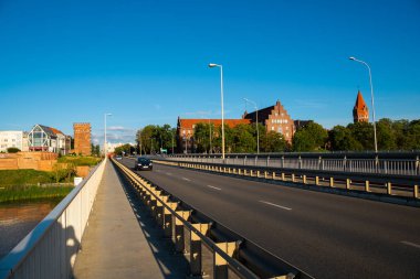 panorama of the city of malbork poland europe