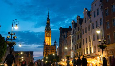 Eski Şehir GDANSK, POLAND - 6 Temmuz 2022