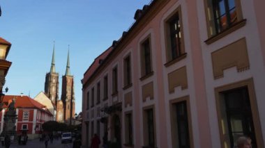 Wroclaw kenti Avrupa turizm mimarisi