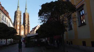 Wroclaw kenti Avrupa turizm mimarisi