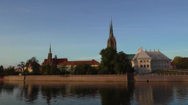 Wroclaw kenti Avrupa turizm mimarisi