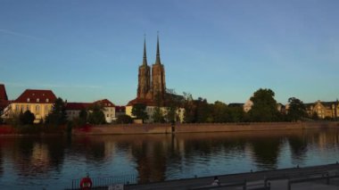 Wroclaw kenti Avrupa turizm mimarisi