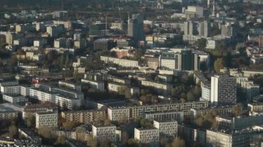 Wroclaw Polonya şehir manzarası kuş bakışı