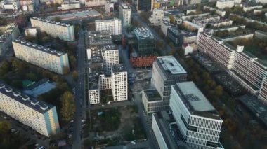 Wroclaw Polonya şehir manzarası kuş bakışı