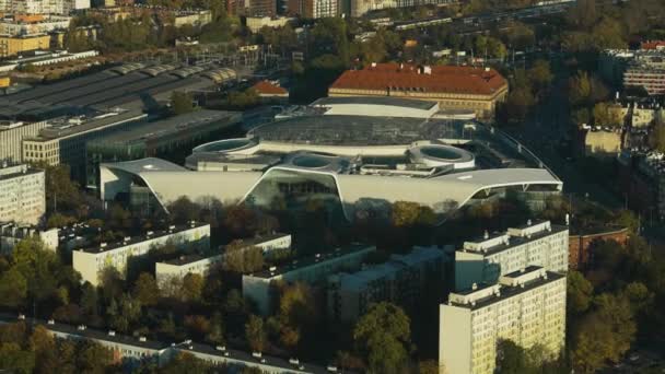 브로츠와프 폴란드 눈보기에서 도시의 파노라마 — 비디오