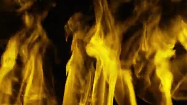 Focul Arde Fum Focul Fumegă — Videoclip de stoc