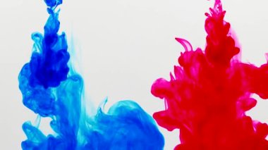 mürekkep suyu yavaş çekim boya