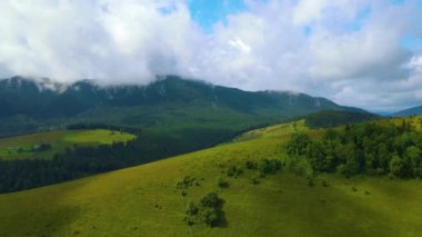 Thüringen Ormanı Yeşil Ormanları, Almanya 'nın alçak dağlarını çevreleyen manzaralar