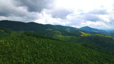 Thüringen Ormanı Yeşil Ormanları, Almanya 'nın alçak dağlarını çevreleyen manzaralar