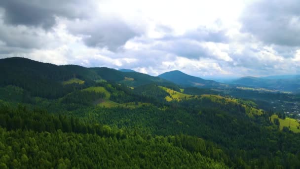 Forêt Thuringe Forêts Vertes Paysages Pittoresques Entourant Les Basses Montagnes — Video