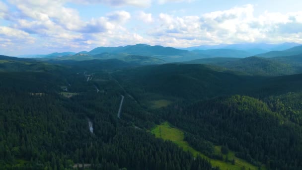 Cordillera Schwarzwald Baden Wrttemberg Suroeste Alemania Moderna Vista Aérea Drone — Vídeo de stock