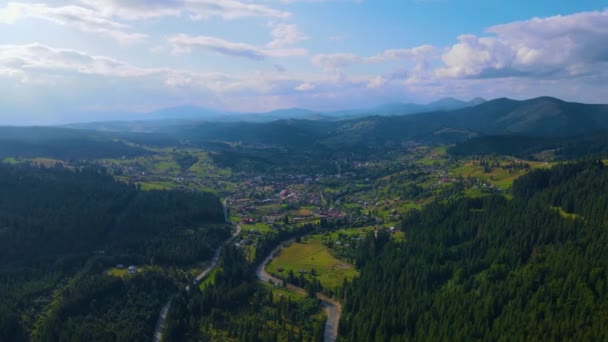 Schwarzwald Gebirge Baden Württemberg Südwesten Deutschlands Drohne Aus Der Luft — Stockvideo