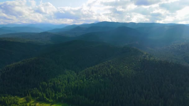 Schwarzwald Mountain Range Baden Wrttemberg Southwest Modern Germany Aerial View — Stock Video