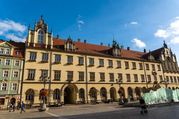 stock image Panorama of the cityscape of the Old Town, October 15, 2023. Wroclaw, Poland