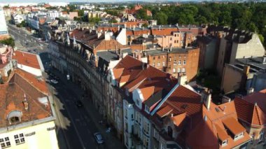 Legnica, Polonya Antik Polonya şehrinin ortaçağ mimarisi, Avrupa 'nın sokak tapınağı altyapısı boyunca evleri