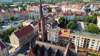 Legnica, Polonya Antik Polonya şehrinin ortaçağ mimarisi, Avrupa 'nın sokak tapınağı altyapısı boyunca evleri
