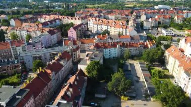 Legnica, Polonya Antik Polonya şehrinin ortaçağ mimarisi, Avrupa 'nın sokak tapınağı altyapısı boyunca evleri