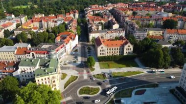 Legnica, Polonya Antik Polonya şehrinin ortaçağ mimarisi, Avrupa 'nın sokak tapınağı altyapısı boyunca evleri