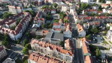 Legnica, Polonya Antik Polonya şehrinin ortaçağ mimarisi, Avrupa 'nın sokak tapınağı altyapısı boyunca evleri