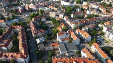 Legnica, Polonya Antik Polonya şehrinin ortaçağ mimarisi, Avrupa 'nın sokak tapınağı altyapısı boyunca evleri