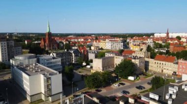Legnica, Polonya Antik Polonya şehrinin ortaçağ mimarisi, Avrupa 'nın sokak tapınağı altyapısı boyunca evleri