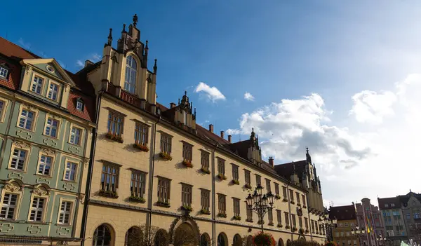 stock image Cityscape panorama of the Old Town, Wroclaw, Poland