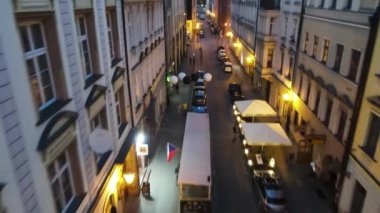 3 Eylül 2024 Wroclaw Polonya 'nın aydınlatma gecesinin mimarisi üzerine gece görüşü