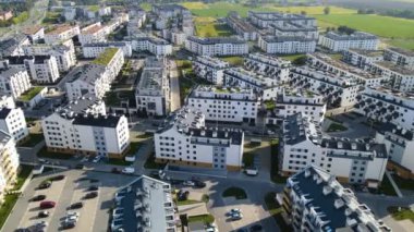 modern konut kompleksi mimarisi Avrupa 'nın rahat yaşamını geliştirir