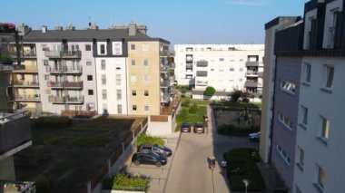 modern konut kompleksi mimarisi Avrupa 'nın rahat yaşamını geliştirir