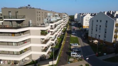 modern konut kompleksi mimarisi Avrupa 'nın rahat yaşamını geliştirir