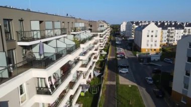 modern konut kompleksi mimarisi Avrupa 'nın rahat yaşamını geliştirir