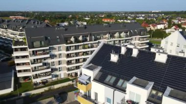 modern konut kompleksi mimarisi Avrupa 'nın rahat yaşamını geliştirir