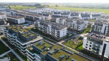 modern konut kompleksi mimarisi Avrupa 'nın rahat yaşamını geliştirir