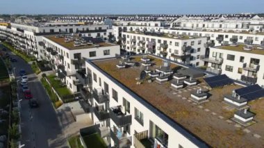 modern konut kompleksi mimarisi Avrupa 'nın rahat yaşamını geliştirir