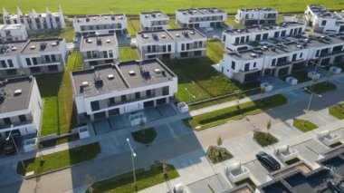 modern konut kompleksi mimari konutları Avrupa 'da rahat yaşarlar