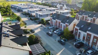 modern konut kompleksi mimari konutları Avrupa 'da rahat yaşarlar