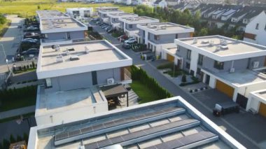 modern konut kompleksi mimari konutları Avrupa 'da rahat yaşarlar