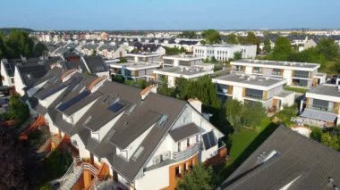 modern konut kompleksi mimari konutları Avrupa 'da rahat yaşarlar