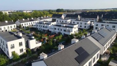 modern konut kompleksi mimari konutları Avrupa 'da rahat yaşarlar