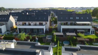 modern konut kompleksi mimari konutları Avrupa 'da rahat yaşarlar