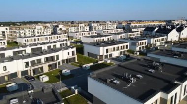 modern konut kompleksi mimari konutları Avrupa 'da rahat yaşarlar