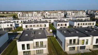 modern konut kompleksi mimari konutları Avrupa 'da rahat yaşarlar