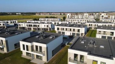 modern konut kompleksi mimari konutları Avrupa 'da rahat yaşarlar