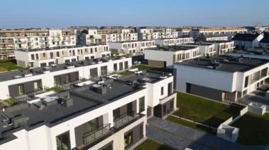 modern konut kompleksi mimari konutları Avrupa 'da rahat yaşarlar