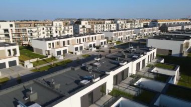 modern konut kompleksi mimari konutları Avrupa 'da rahat yaşarlar