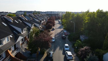 Modern yerleşim kompleksi manzarası Wroclaw Polonya