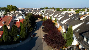 Modern yerleşim kompleksi manzarası Wroclaw Polonya