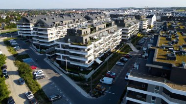 modern iskan kompleksi yeni gelişim Wroclaw Polonya